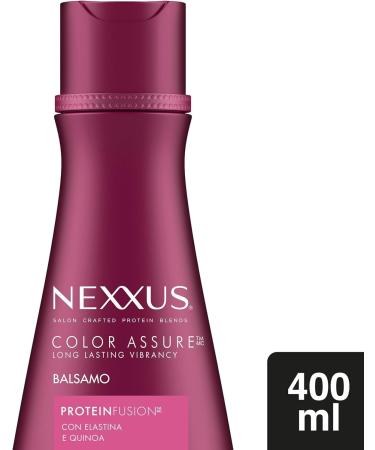 Nexxus Color Assure Conditioner for Colored Hair - Nourishing Elastin & Quinoa Formula for Shine & Long-lasting Color 400ml - International Shipping - Buy Online on GoSupps.com