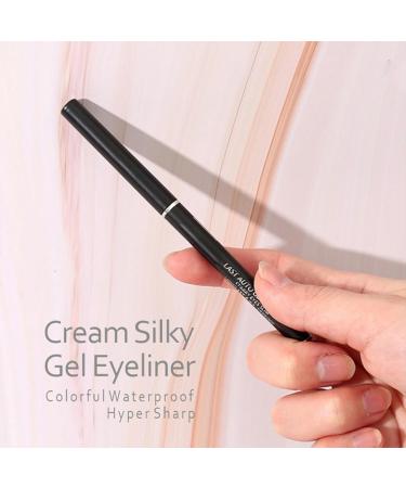 Eyeliner Pencils | Anti-Sweat Eye Liner Long-Lasting Eyeliner Eye Makeup Supplies for Women Girls Pochy Black - Buy Online on GoSupps.com