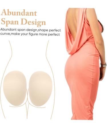 Healeved Buttocks Fake Pads - 10 Pairs of Push-Up Hip Enhancers for Girls | Nylon Hip Amplifier Underwear - 28x12.5cm - Buy Online on GoSupps.com