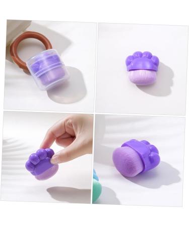 Healeved Cat Claw Foundation Brush Makeup Brush Blush Brush Portable Foundation Brush Powder Brush for Loose Powder Brush for Makeup Concealer Brush Travel Plastic Cosmetic Purple Cat Paw - Buy Online on GoSupps.com