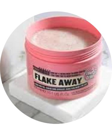 Flake Away Exfoliating Body Scrub with Shea Butter Sweet Almond Oil Apricot Seed Powder Sea Salt and Sugar 300 milliliters - Buy Online on GoSupps.com
