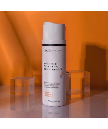 DCL Skincare Vitamin C Enzymatic Gel Cleanser - Natural Exfoliating Cleanser for Pores | 8 Fl oz - International Shipping Available - Buy Online on GoSupps.com