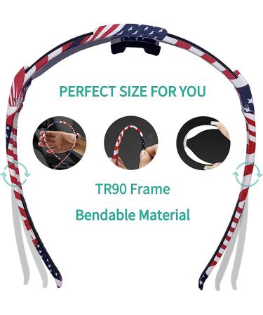 YUNBLL&KO Polarized Sports Sunglasses | P-V Style UV400 Cycling Glasses | Baseball Goggles for Men Women | Running Golf A3 - Buy Online on GoSupps.com
