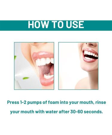 Smartsmile Mouthwash: Teeth Whitening & Total Care Foam for Fresh Breath (2 PCs) - International Shipping Available - Buy Online on GoSupps.com