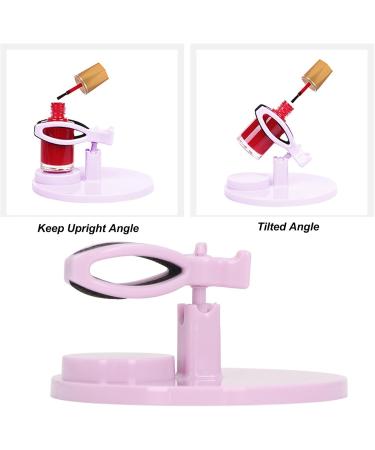 Adjustable Nail Polish Bottle Holder Tilt Design Anti Spill for Handwork Prevent Tipping Over Plastic Material Nail Assistant for Manicure and Pedicure - Buy Online on GoSupps.com