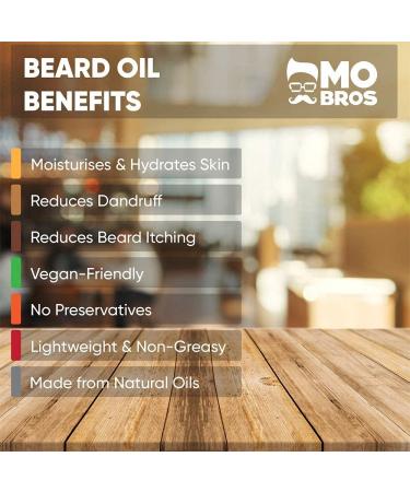 Vanilla & Mango Beard Oil 100ml for Men - Softens, Hydrates & Conditions Facial Hair | Promotes Growth, Reduces Dryness & Itching - Buy Online on GoSupps.com