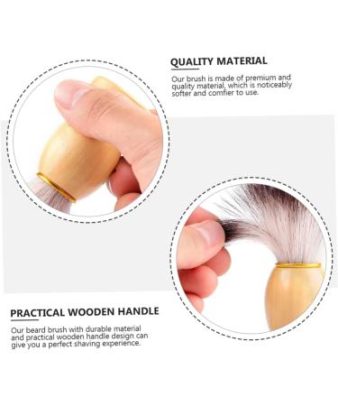 Lotus Tree Vintage Shaving Brush - Wooden Handle & Round Brush for Body Care | 1 Piece International Shipping - Buy Online on GoSupps.com