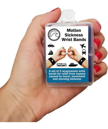 SwimCell Travel Sickness Bands - Adult & Children Wristbands for Morning Sickness Relief (Pink) - 1 Pair - Buy Online on GoSupps.com