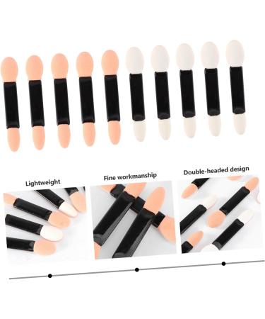 Beavorty 20pcs Makeup Professional Double- End Eyeshadow Makeup Eyeshadow Brush Set Miss M As Shown - Buy Online on GoSupps.com