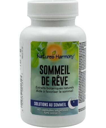 Nature's Harmony Peaceful Sleep 60 Vegetable Capsules - Buy Online on GoSupps.com