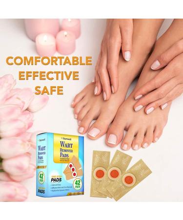 Samsali Wart Remover Pads - Potent 42-Count Treatment for High Efficacy Wart Removal - Buy Online on GoSupps.com