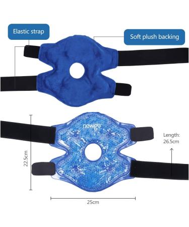 NEWGO Knee Cold Pack 2 Pack - Reusable Gel Ice Pack for Knee Injuries & Surgery Pain Relief - Buy Online on GoSupps.com