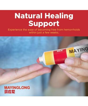 Mayinglong Musk Hemorrhoids Ointment - (20 Grams) Maximum Strength Formula for Hemorrhoidal Fast Relief Soothes Itching Burning & Discomfort - Fast-Acting Relief (0.71 oz Tube) - Buy Online on GoSupps.com