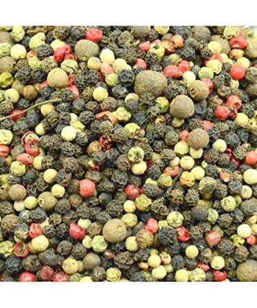 Lot de 5 poivrons (noir blanc rose vert jama que) - 380 g