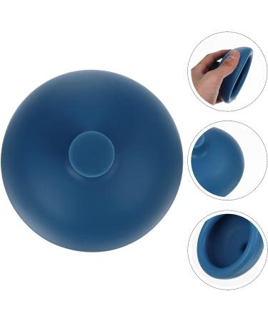 Silicone Pat Sputum Palm Chest Percussion Cup - Mucus Removal & Chest Physical Aid - Blue - Buy Online on GoSupps.com