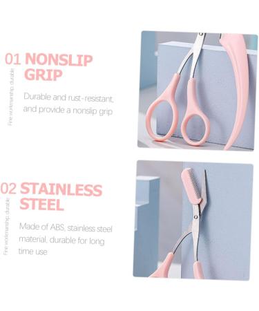 15-Piece Eyebrow Trimmer Kit for Women | Crescent Razor Scissors & Stainless Steel Tools | Perfect Shape & Precision | International Shipping - Buy Online on GoSupps.com