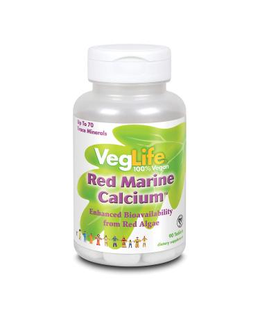 VegLife Red Marine Calcium 90 Tablets