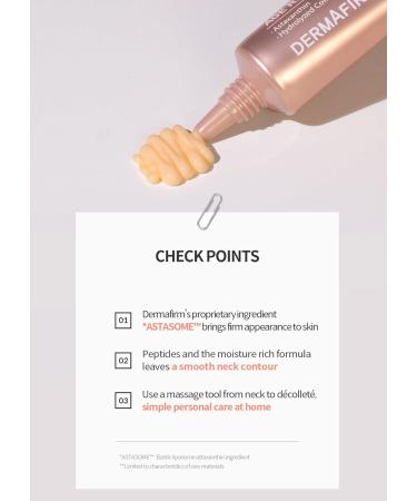 Dermafirm Age Reviving Advanced Firming Neck Cream A4 | Korean Skin Care Neck Creams for Tightening and Firming w/Collagen Astasome & Peptide for All Skin Types No Animal Trials No Paraben 1.35 fl oz 02 Age Reviving Advance  - Buy Online on GoSupps.com