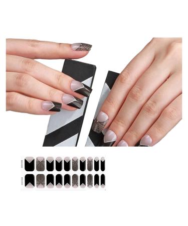 Stylish Semi-Cured Gel Nail Strips Quality Manicure Stickers Nails Art Decoration Suitable for Nail Enthusiasts Bss0230