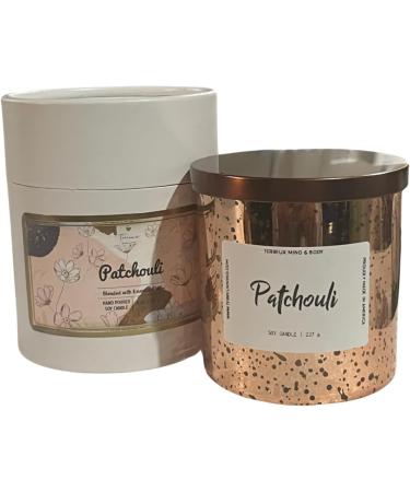 Patchouli Scented Soy Candle - 45+ Hour Burn - All Natural Aromatherapy Gift for Men & Women - Perfect Housewarming Candle - Buy Online on GoSupps.com