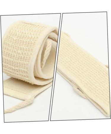 10pcs Exfoliating Bath Towels & Loofahs - Back Scrubber Set - Beige Shower Accessories - Buy Online on GoSupps.com