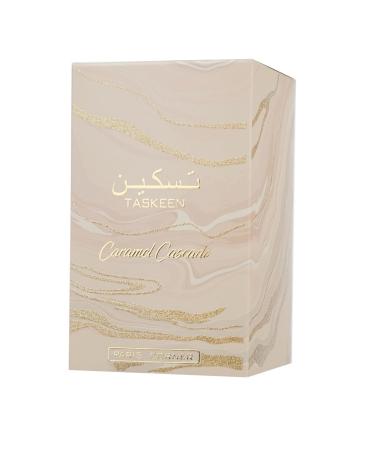 Paris Corner | Taskeen Caramel Cascade EDP - 3.4 Fl Oz | Sweet Elegance Perfume for Women and Men | Unisex Fragrance Featuring Caramel Milk Tonka Bean & Honey - Buy Online on GoSupps.com