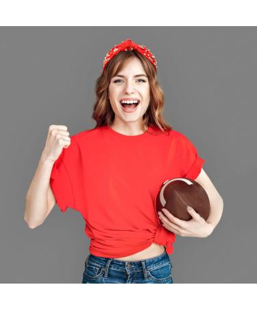 Stylish Women's Football Headband | Black Red Orange Blue | Jeweled Rhinestone Knotted Design | Perfect Gift for Mother's Day Christmas & Birthdays - Buy Online on GoSupps.com