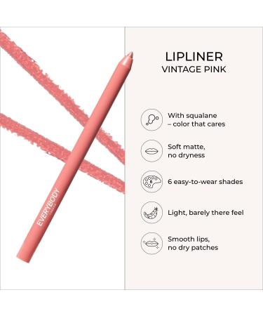  EVERYBODY LONDON EVERYBODY LONDON Twist-on Lip Pencil 06 Vintage Pink creamy matte finish and long-lasting - Buy Online on GoSupps.com