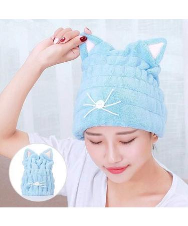 Yanhonin Pink Hair Towel - Quick Dry Microfiber Super Absorbent Hair Drying Towel for Fast Results - Buy Online on GoSupps.com