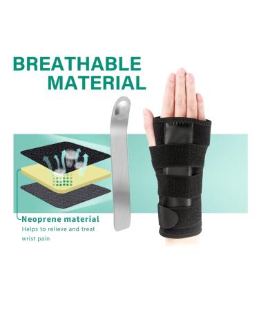 ZJchao Adjustable Carpal Tunnel Splints | Breathable Wrist Brace with Steel Plate for Right & Left Hand | Relief for Tendonitis & Wrist Pain - Buy Online on GoSupps.com