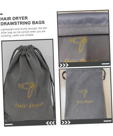Drawstring Storage Bag Portable Hair Dryer Bag Drawstring Bag Velvet Bag Hair Dryer Cloth Embroidery - Buy Online on GoSupps.com