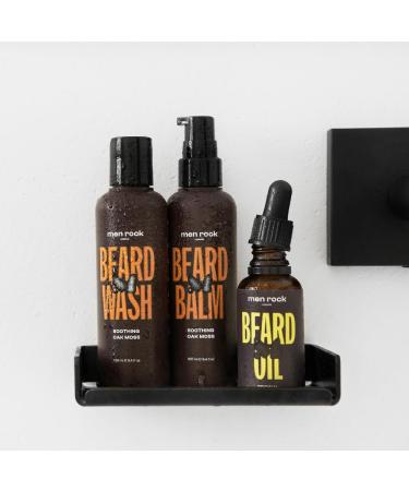 Men Rock Oak Moss Beard Balm - 100ml | Soothing Leave-In Conditioner | Hydrates Beard & Skin | Earthy Scent - Buy Online on GoSupps.com