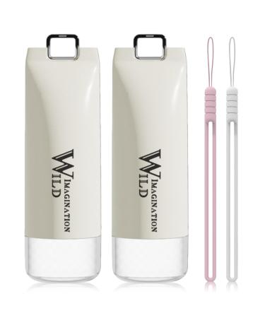 Sacjkkt toothbrushes case toothbrush travel case 2 pieces of toothbrush storage covers with wearing band toothbrush holder for business camping travel or daily use