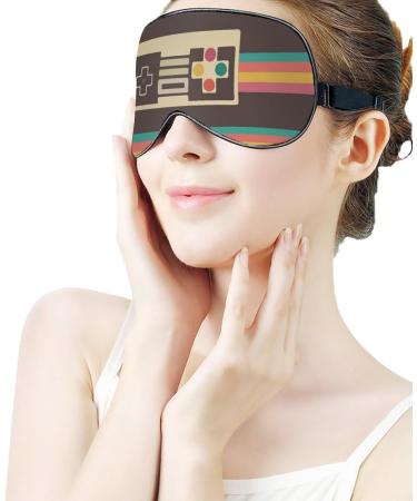 Video Game Controller Sleep Mask | Adjustable Strap Eye Cover for Sleep | Blocks Light for Men and Women - Buy Online on GoSupps.com