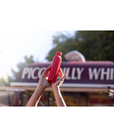 Bottle Up Reusable Water Bottle with English Still Spring Water - 6 x 500ml | London Red Plant-based BPA Free Eco Friendly - Buy Online on GoSupps.com