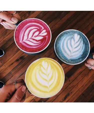 Blue SPIRULINA/Butterfly Pea - Ocean Latte Mix - POPJOY - W/AYURVEDIC Herbs - Buy Online on GoSupps.com