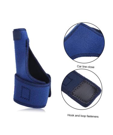 Hemoton Thumb Orthosis Splint for Right Hand - Wrist Brace & Stabilizer for Tunnel Syndrome - Herringbone Cotton Composite Material - 27.5x14.5cm - Blue - Buy Online on GoSupps.com