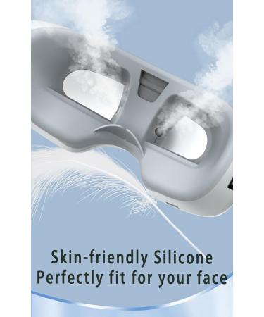 JUTIYAS Rechargeable Heat Eye Mask for Dry Eyes - Hot Steam Sleep Mask for Eye Care - Gift for Women/Men (White) - Buy Online on GoSupps.com
