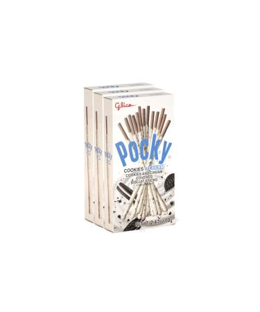 Glico Pocky Cookies & Cream 210g (Pack of 3)