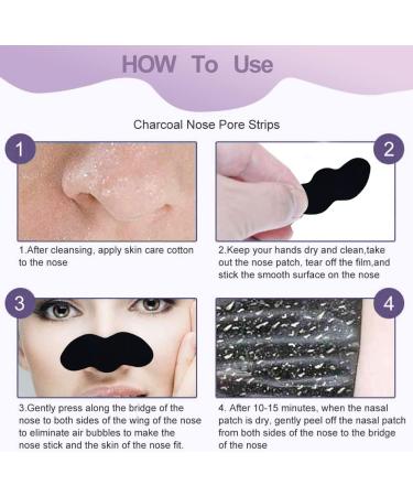 Blackhead Nose Strips Nose Strips Anti Nose Stripes Blackheads 18 Pieces Pore Strips Pore Cleaning with Activated Carbon Remove Blackheads and Impurities with Blackhead Remover Comedone - Buy Online on GoSupps.com