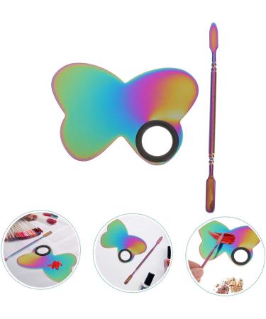 Palette de Maquillage en Acier Inoxydable Palette Ongles pour Nail Art Spatule de M lange Outil Cosm tique pour Professionnels et Particuliers Usage Salon et Maison - Buy Online on GoSupps.com