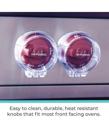 Toddleroo by North States Appliance Knob Covers | Prevents Your Child from Operating The Stove knobs | Fits Most Front Facing stoves | Baby proofing with Confidence (5-Pack  Clear) - Buy Online on GoSupps.com