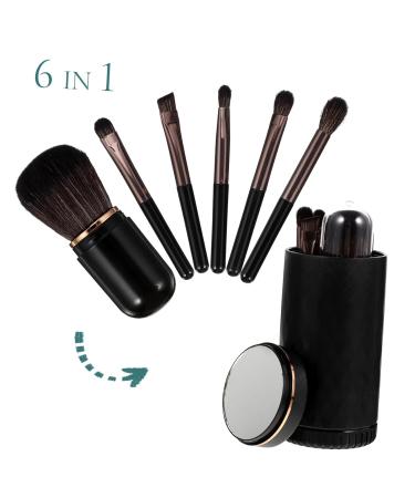 Buy Mikinona Makeup Brush Set - 1 Set with Holder & Lid | Travel-Friendly Cosmetic Organizer - Perfect for Vanity - Buy Online on GoSupps.com