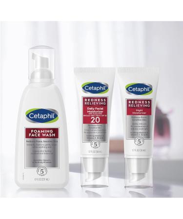 Redness Relieving Night Moisturizer 1.7 Ounce with Redness Control Daily Foaming Face Wash 8.0 Fluid Ounce Night Moisturizer + Face Wash - Buy Online on GoSupps.com