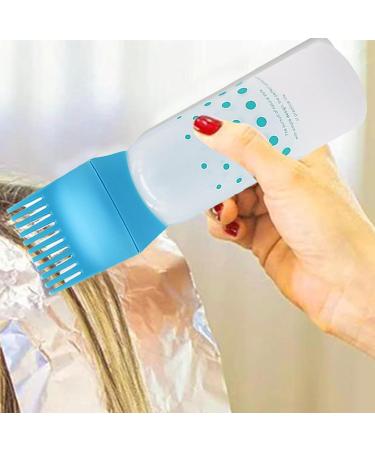 Oil Scalp Applicator Oil Applicator for Hair Dye Hair Oiling Applicator Bottle Hair Dye Brush Bottle for Hair Dyeing Blue - Buy Online on GoSupps.com