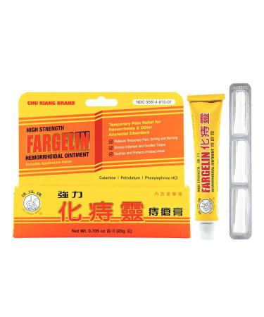 High Strength Fargelin Hemorrhoidal Ointment (.705 oz per tube) (1 Tube) (Solstice)