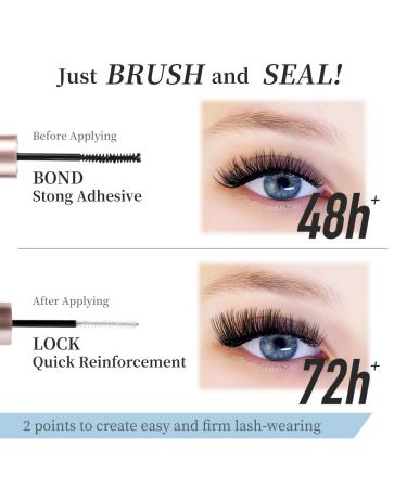 Buy Lash Bond and Seal Waterproof Glue for DIY Lash Extensions | 10ml Adhesive for Clusters & Individuals - Buy Online on GoSupps.com