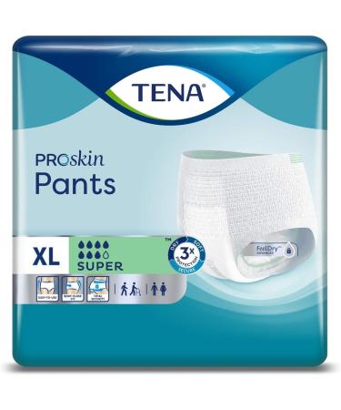 TENA Pants Super Incontinence Underpants XL - Extra Large (12 Pack) | Best Quality & Fast International Shipping - Buy Online on GoSupps.com
