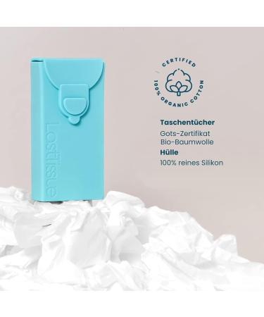 Buy LastTissue Red - Eco-Friendly Reusable Organic Cotton Tissue Box | Sustainable Tissues for International Shipping - Buy Online on GoSupps.com