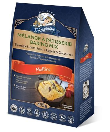 Cuisine L' Angelique Gluten-Free & Organic Muffin Mix 455g Muffin 455 g (Pack of 1)